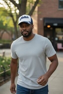 Vintage New York Yankees White Navy Blue Embroidered Baseball Cap Cotton Hat VG